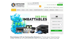 Desktop Screenshot of cartouchesarabais.com