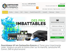 Tablet Screenshot of cartouchesarabais.com